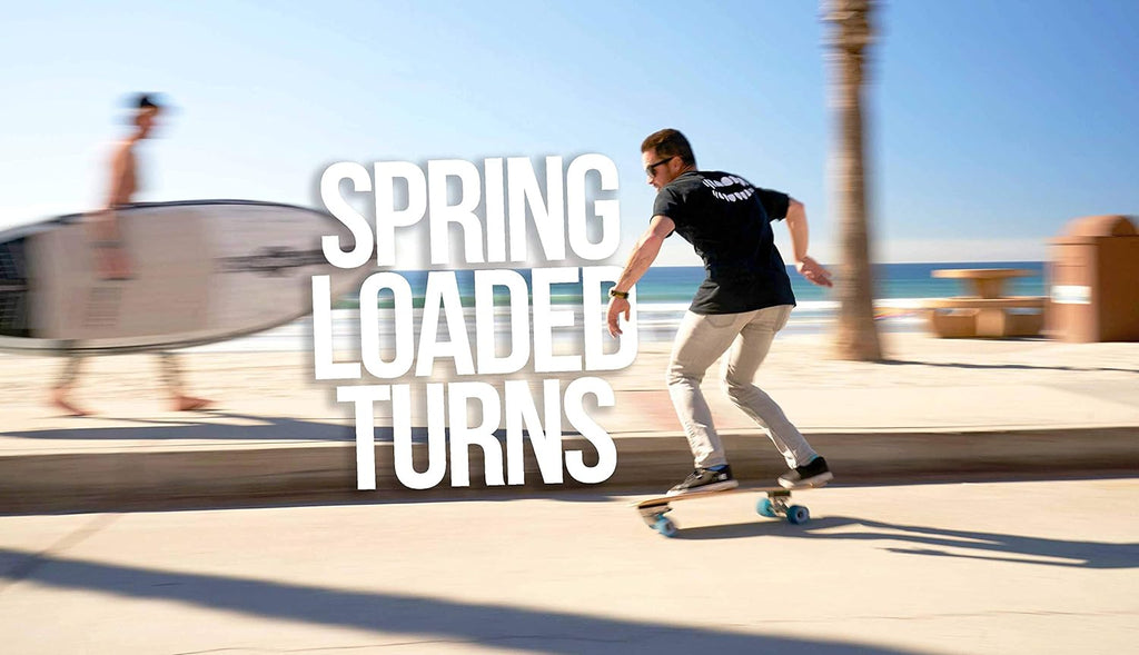 Cruiser - 29"X10" 7-Ply North American Maple Deck, Carving Truck, Fully Assembled, Supports up to 275 Lbs for Surf-Like Carving